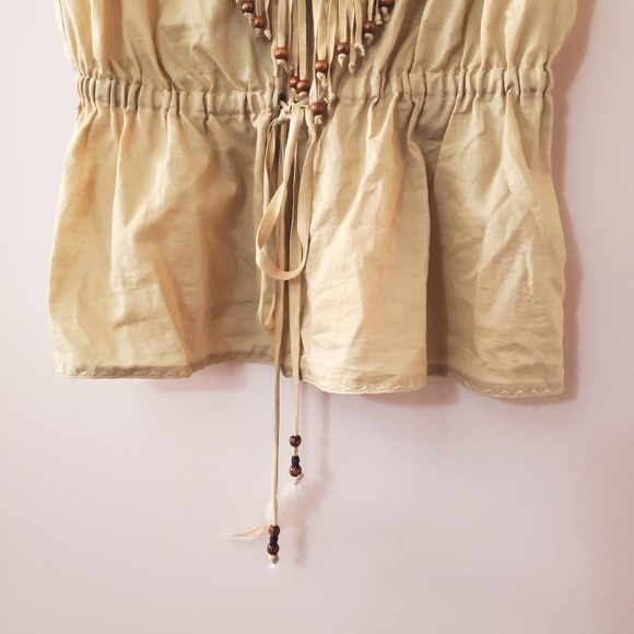 D&G - Dolce and Gabbana - beaded fringe top - Picture 3 of 6